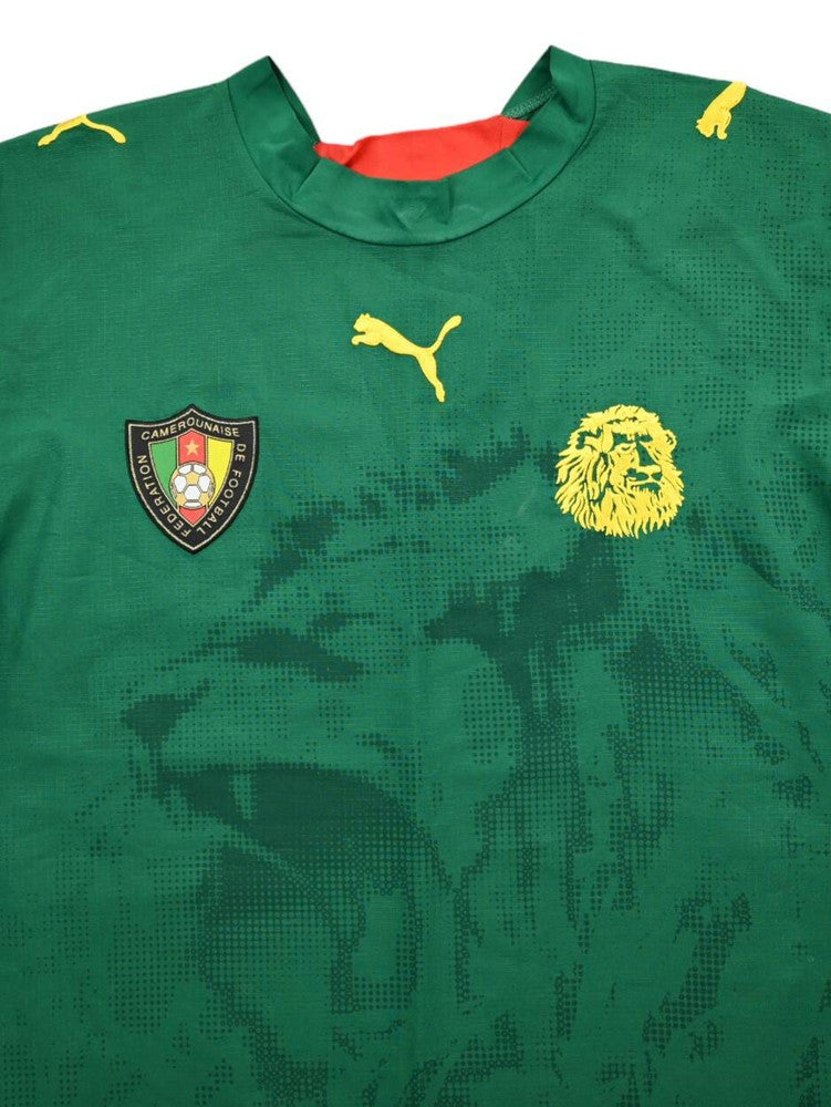 Maillot Cameroun Domicile Puma 2006-08 Eto'o vintage collector