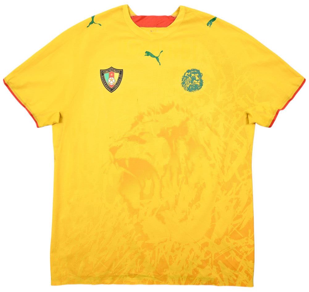 Maillot Cameroun Extérieur Puma 2006-2008 Idrissou vintage XXL