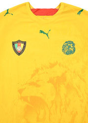 Maillot Cameroun Extérieur Puma 2006-2008 Idrissou vintage XXL