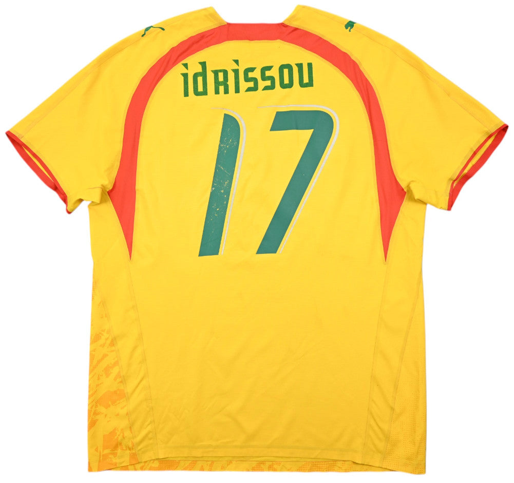 Maillot Cameroun Extérieur Puma 2006-2008 Idrissou vintage XXL