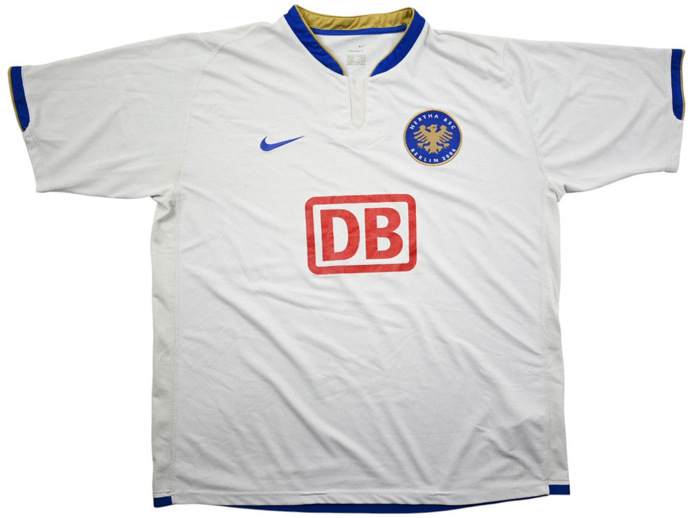 Maillot Hertha Berlin Extérieur Nike 2006-08 Vintage DB - XL