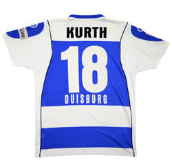 Maillot MSV Duisburg 2006-08 Domicile Uhlsport Vintage KURTH