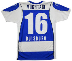 Maillot MSV Duisburg 2006-08 Uhlsport Mokhtari vintage L