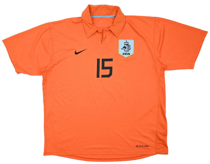 Maillot Pays-Bas Extérieur Nike 2006-2008 Vintage XXL Arjan