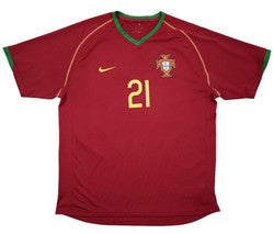 Maillot Portugal Domicile Nike 2006-08 Nuno Gomes vintage L