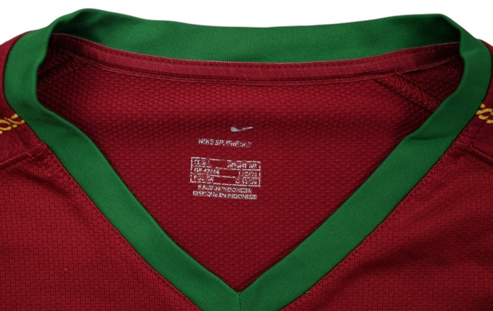 Maillot Portugal Domicile Nike 2006-2008 Vintage Taille L