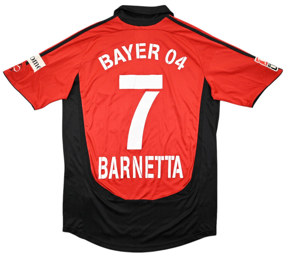 Maillot Bayer Leverkusen 2007-08 Barnetta Adidas Domicile