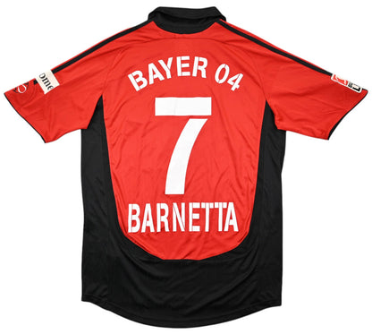 Maillot Bayer Leverkusen 2007-08 Barnetta Adidas Domicile