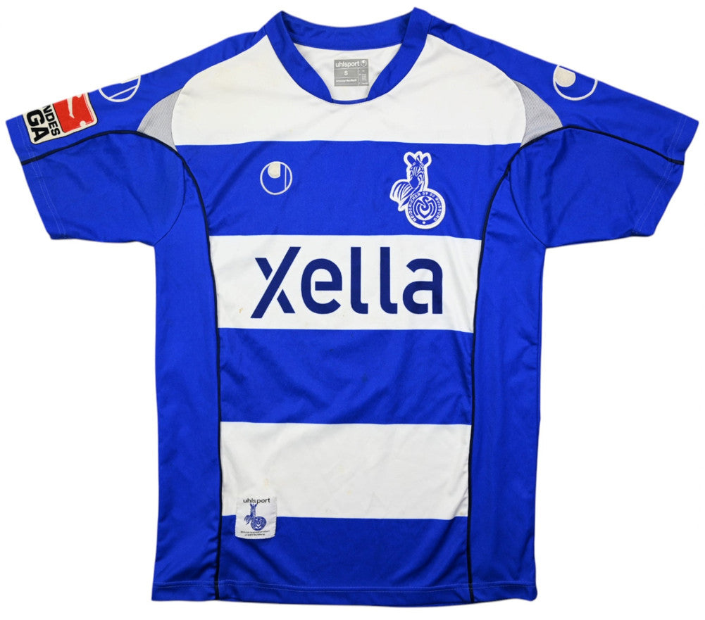 Maillot MSV Duisburg 2007-08 Uhlsport Domicile Georgiev vintage
