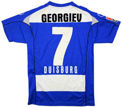 Maillot MSV Duisburg 2007-08 Uhlsport Domicile Georgiev vintage
