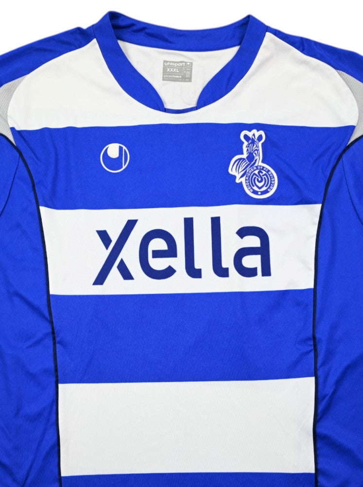 Maillot Duisburg 2007-08 Domicile Uhlsport Vintage 3XL