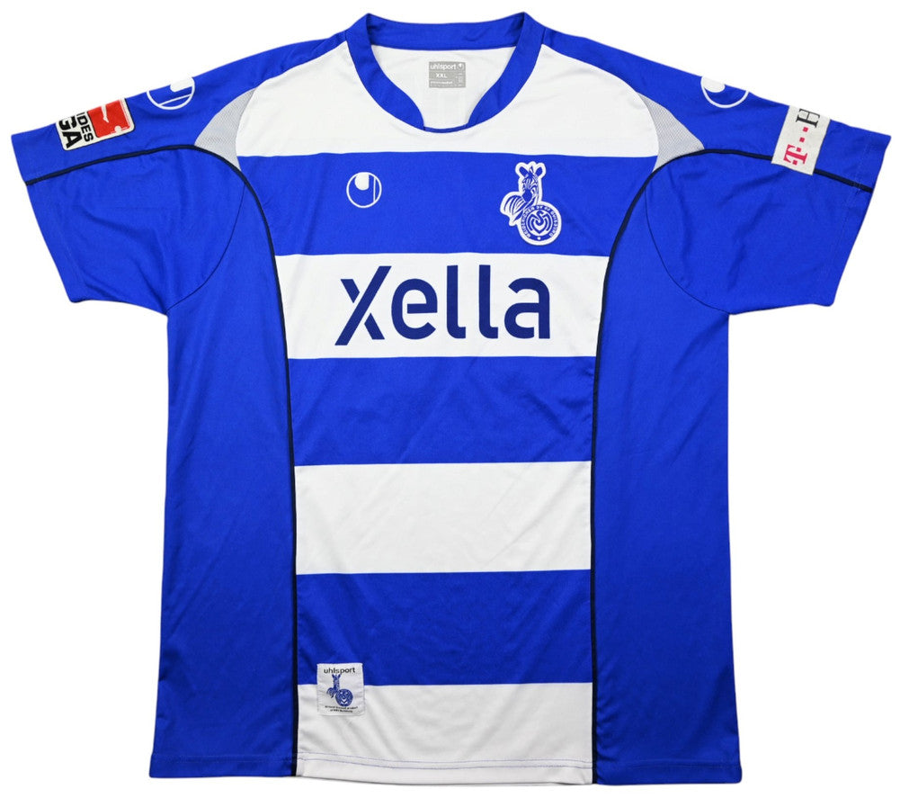 Maillot MSV Duisburg 2007-08 Domicile Uhlsport Vintage XXL