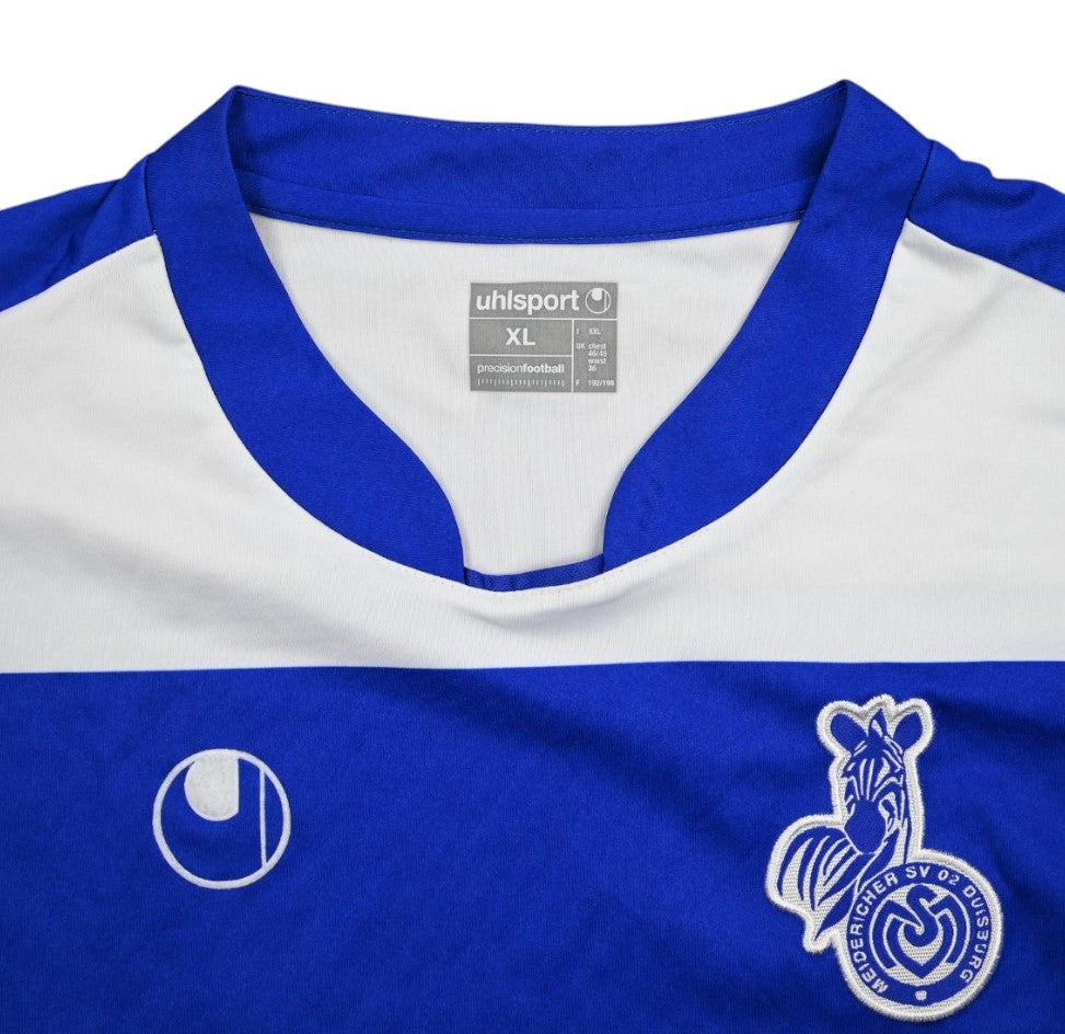 Maillot MSV Duisburg 2007-08 Uhlsport Domicile Vintage XL