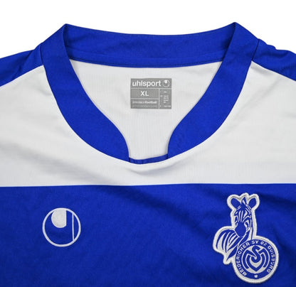 Maillot MSV Duisburg 2007-08 Uhlsport Domicile Vintage XL