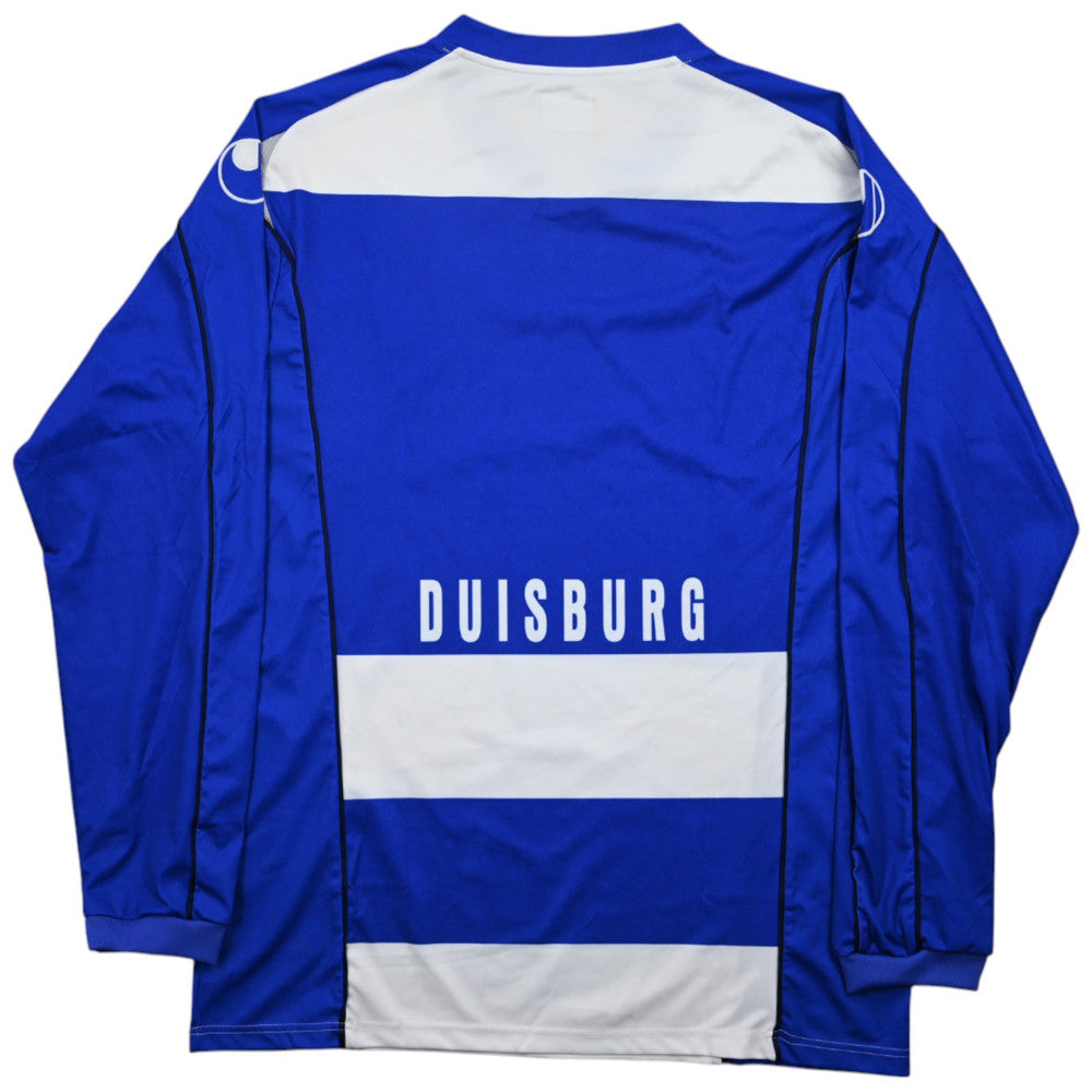 Maillot MSV Duisburg 2007-08 Uhlsport Domicile Vintage XL