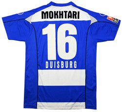 Maillot Duisburg 2007-08 Uhlsport Domicile Mokhtari Vintage