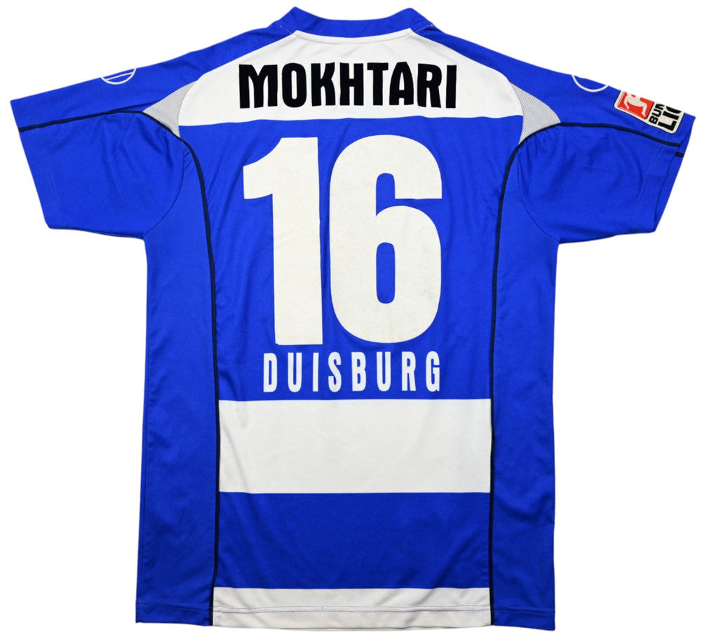 Maillot Duisburg 2007-08 Uhlsport Domicile Mokhtari Vintage