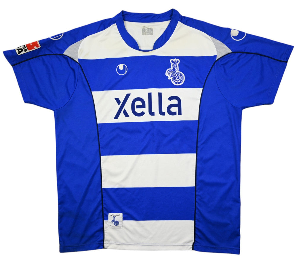 Maillot Duisburg 2007-08 Uhlsport Domicile Vintage 3XL