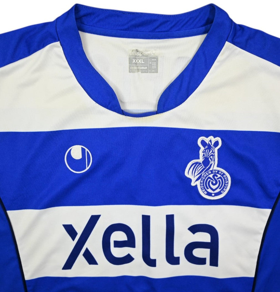Maillot Duisburg 2007-08 Uhlsport Domicile Vintage 3XL