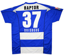 Maillot Duisburg 2007-08 Uhlsport Domicile Vintage 3XL