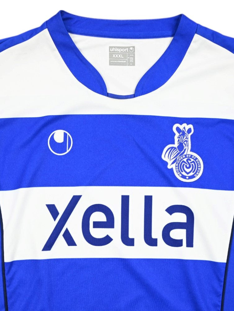 Maillot MSV Duisburg 2007-08 Domicile Uhlsport Vintage 3XL