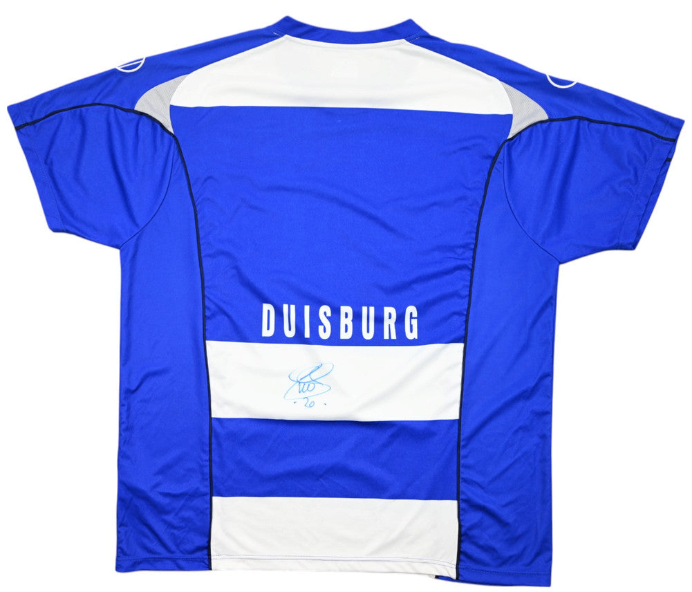 Maillot MSV Duisburg 2007-08 Domicile Uhlsport Vintage 3XL