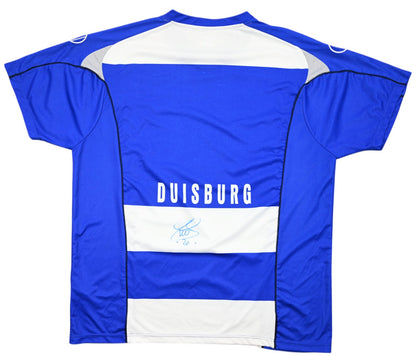 Maillot MSV Duisburg 2007-08 Domicile Uhlsport Vintage 3XL
