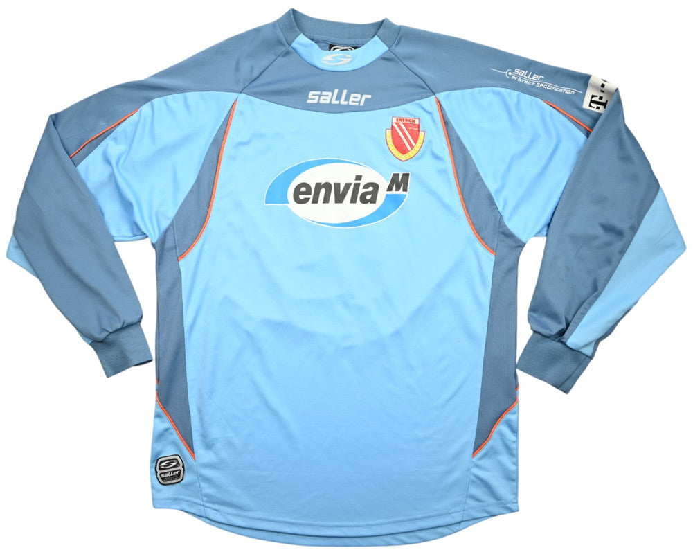 Maillot Gardien Énergie Cottbus 2007-08 Saller Vintage 9/10