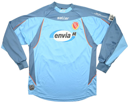 Maillot Gardien Énergie Cottbus 2007-08 Saller Vintage 9/10