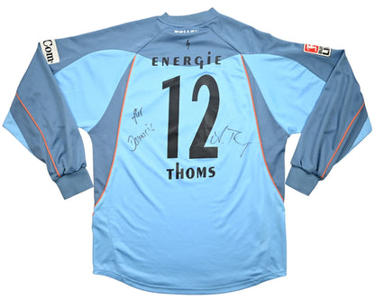Maillot Gardien Énergie Cottbus 2007-08 Saller Vintage 9/10