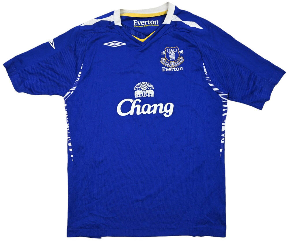 Maillot Everton Domicile Umbro 2007-08 Jagielka Vintage