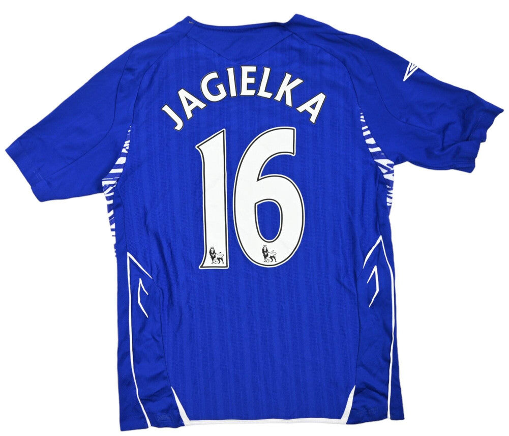 Maillot Everton Domicile Umbro 2007-08 Jagielka Vintage