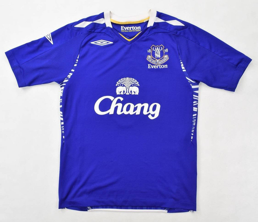 Maillot Everton Domicile Umbro 2007-08 Yobo Vintage