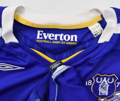 Maillot Everton Domicile Umbro 2007-08 Yobo Vintage