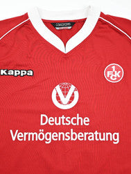 Maillot FC Kaiserslautern 2007-08 Kappa vintage — XXL