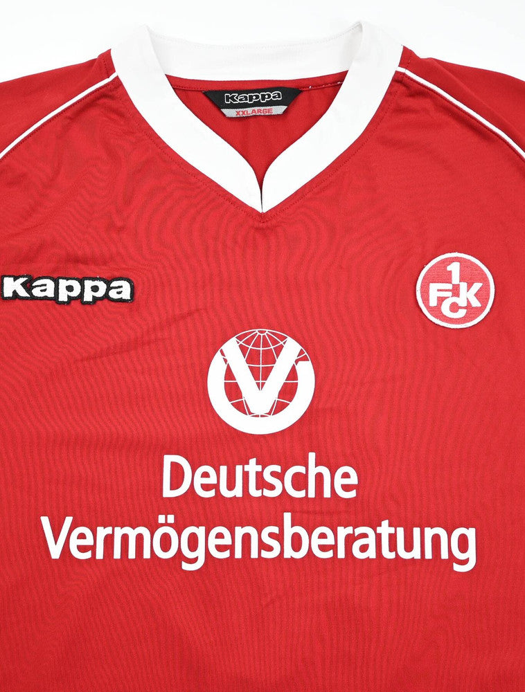 Maillot FC Kaiserslautern 2007-08 Kappa vintage — XXL