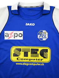 Maillot FC Luzern 2007-08 Jako Chiumiento Domicile Vintage