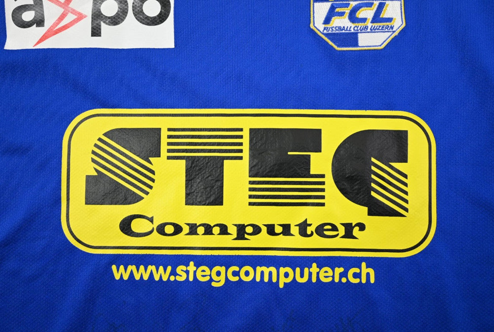 Maillot FC Luzern 2007-08 Jako Chiumiento Domicile Vintage