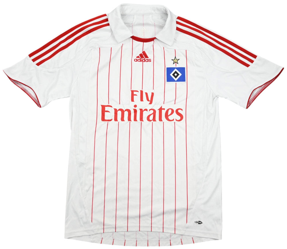 Maillot Hamburg SV 2007-08 Adidas Domicile Fly Emirates vintage