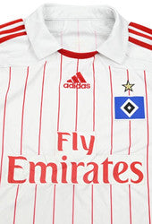 Maillot Hamburg SV 2007-08 Adidas Domicile Fly Emirates vintage