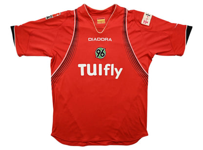 Maillot Hannover 96 2007-08 Domicile Diadora Bruggink vintage