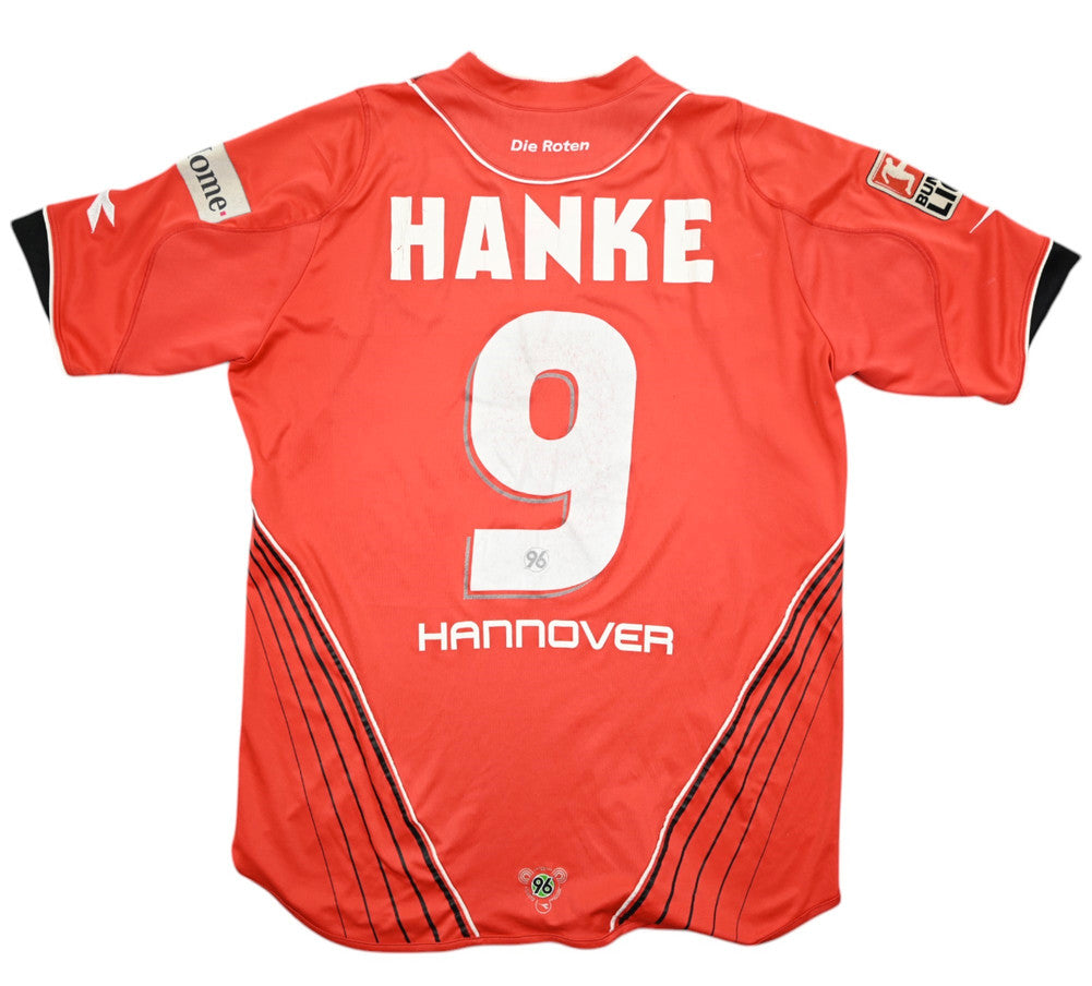 Maillot Hannover 96 Domicile 2007-08 Diadora HANKE vintage XL
