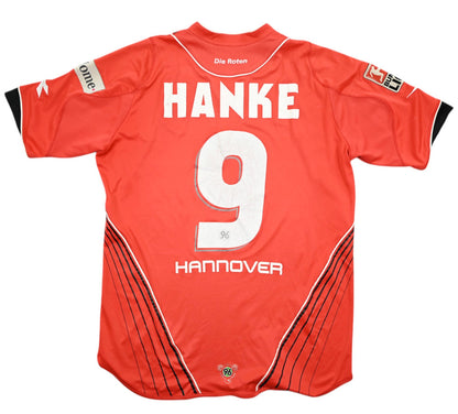 Maillot Hannover 96 Domicile 2007-08 Diadora HANKE vintage XL