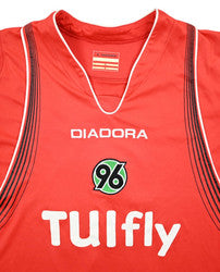 Maillot Hannover 96 Domicile 2007-08 Diadora HANKE vintage XL