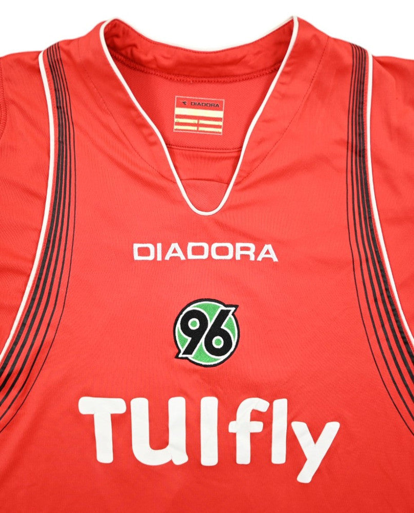 Maillot Hannover 96 Domicile 2007-08 Diadora HANKE vintage XL