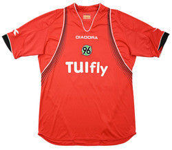 Maillot Hannover 96 Domicile 2007-08 Diadora TUI Fly vintage