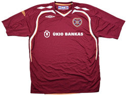 Maillot Hearts Domicile Umbro 2007-08 Ukio Bankas vintage XL