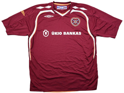 Maillot Hearts Domicile Umbro 2007-08 Ukio Bankas vintage XL
