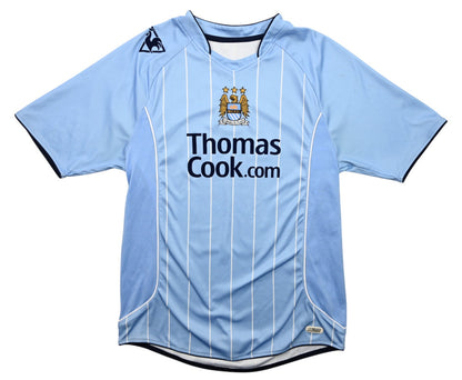 Maillot Manchester City 2007-08 Le Coq Sportif Elano vintage