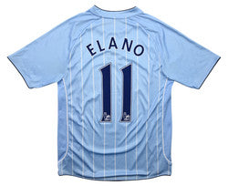 Maillot Manchester City 2007-08 Le Coq Sportif Elano vintage